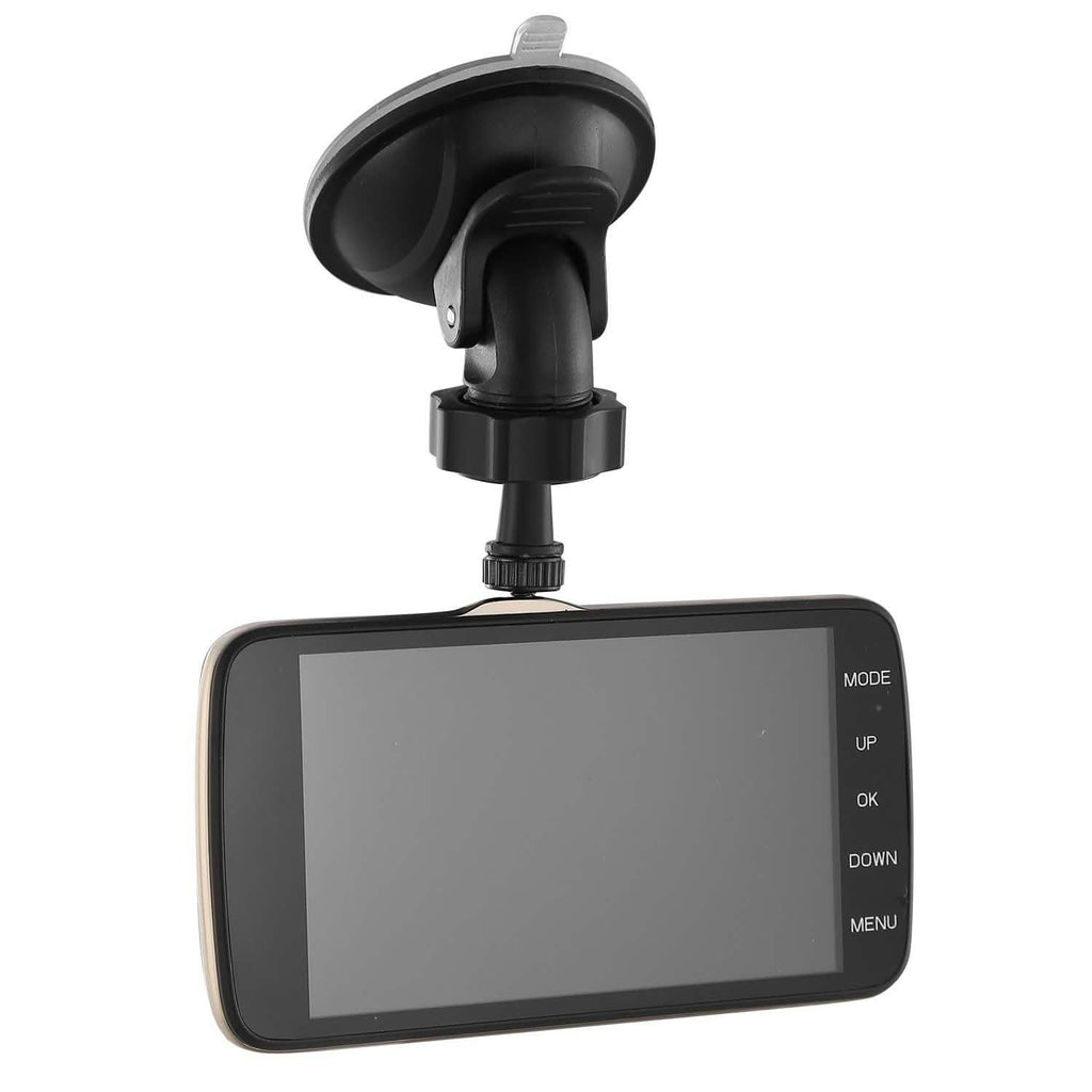 Caméra embarquée Full HD 1080P avec écran 4" et double caméra