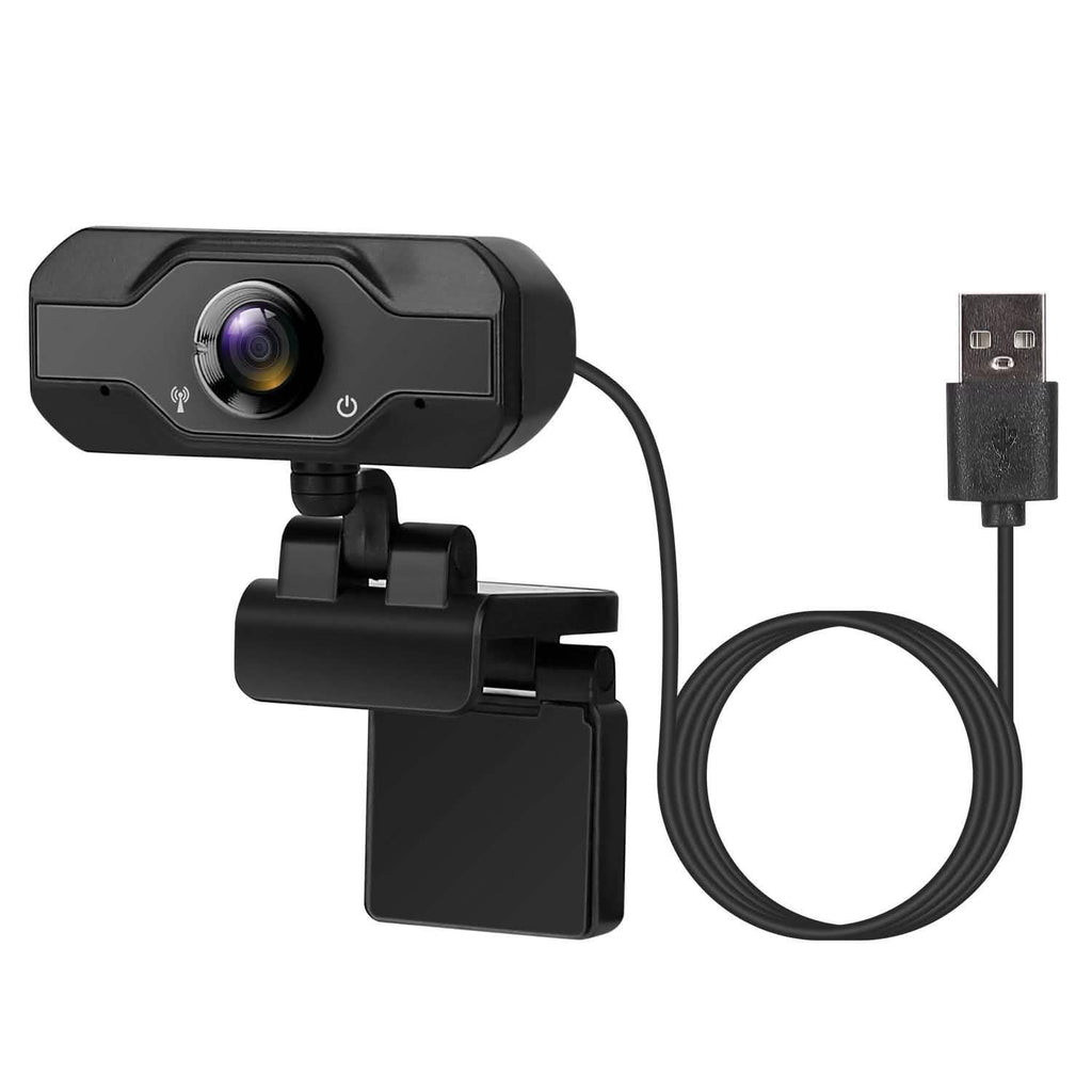 Webcam USB FHD 1080P avec clip rotatif à 360°