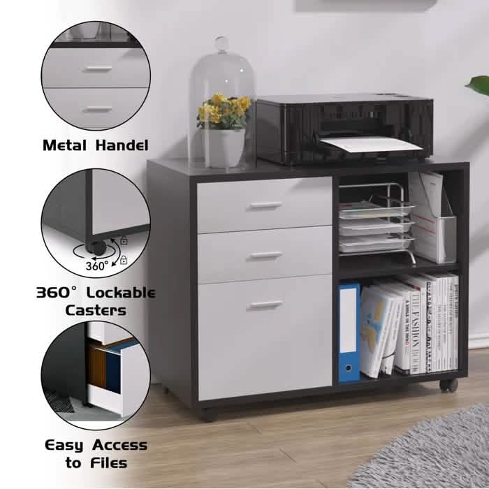 Meuble de rangement pour bureau à domicile