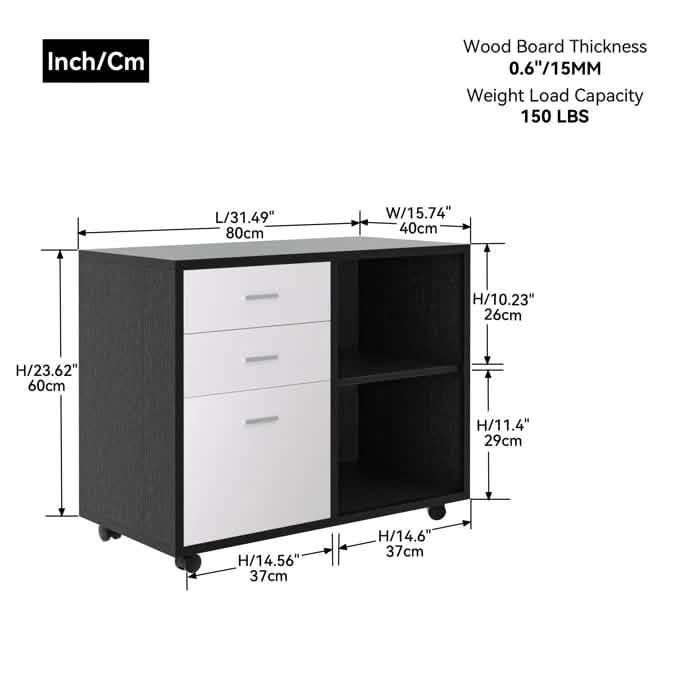 Meuble de rangement pour bureau à domicile