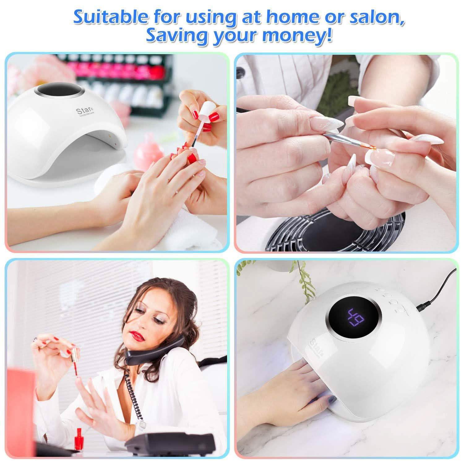 Lampe à ongles en gel UV LED FINATE 72W