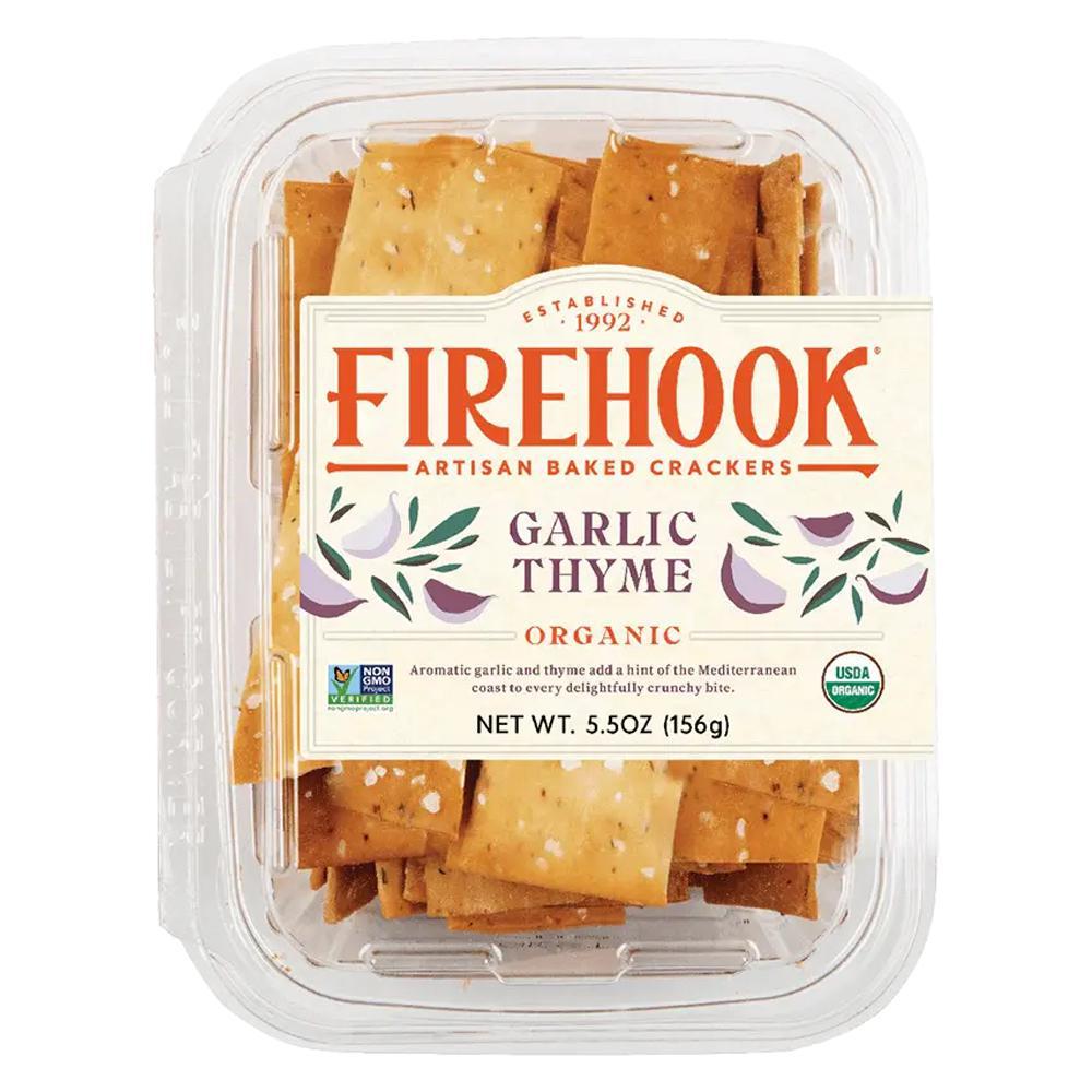 Craquelins Firehook - Craquelins Méditerranéens « Ail et Thym » (156 g)