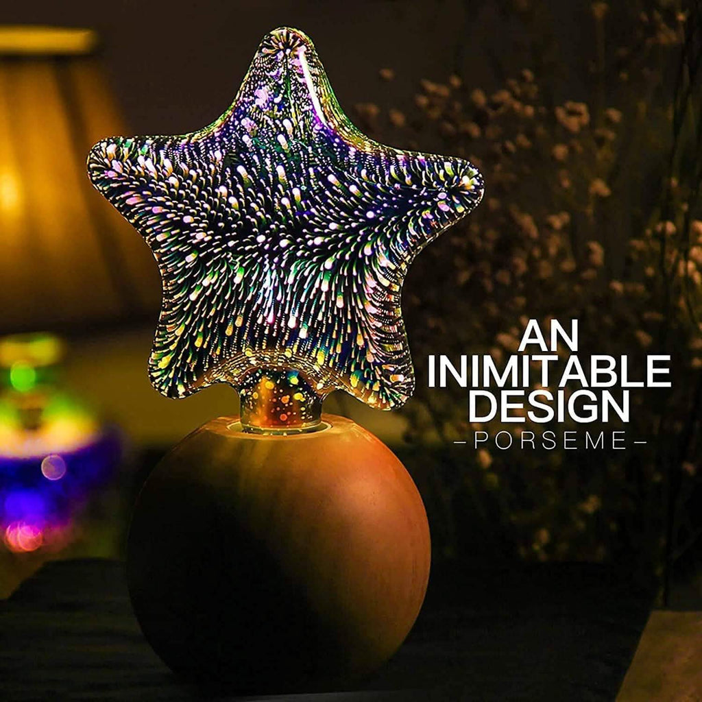 Ampoule décorative LED 3D Feu d'artifice