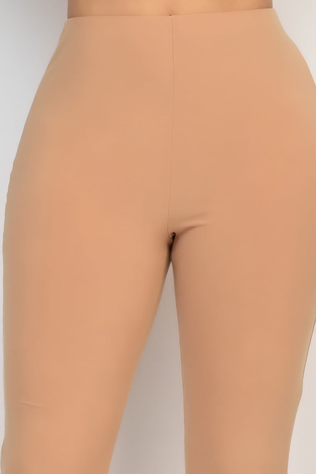 Taille S Pantalon coupe évasée et cintrée décontracté en tissu élastique