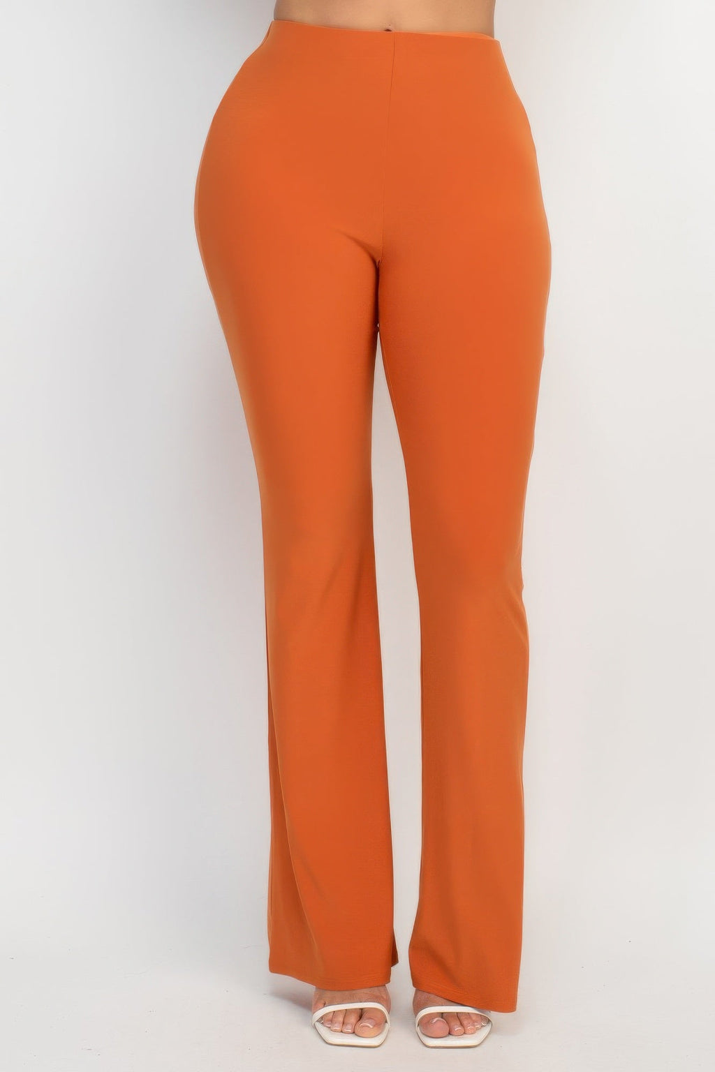 Pantalon décontracté élastique évasé taille S