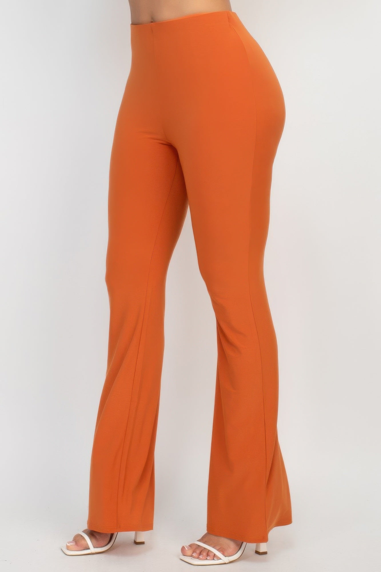 Pantalon décontracté élastique évasé taille S