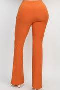 Pantalon décontracté élastique évasé taille S