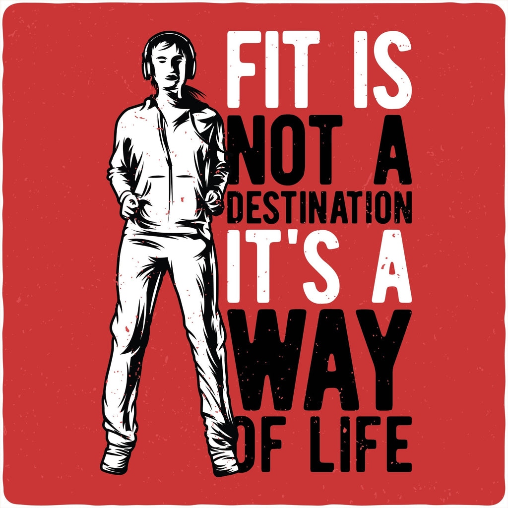 Le sport n'est pas une destination - T-shirt graphique à manches courtes en bambou/coton bio pour homme