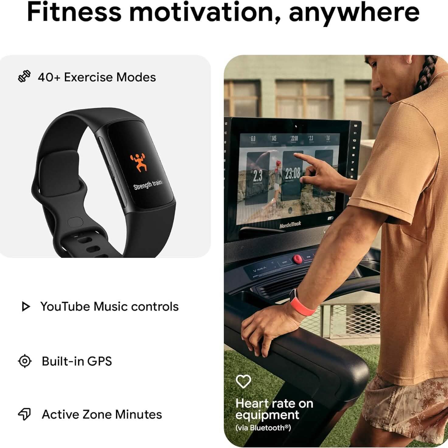 Traqueur d'activité Fitbit Charge 6 (Reconditionné)