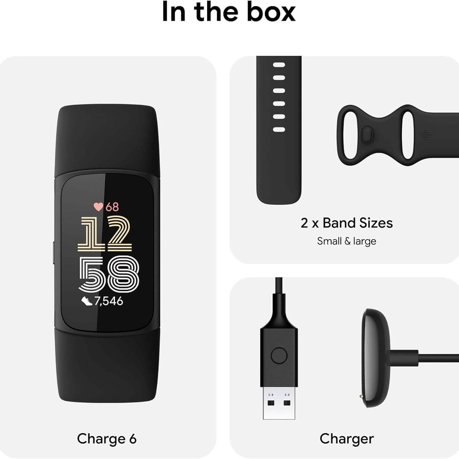 Traqueur d'activité Fitbit Charge 6 (Reconditionné)