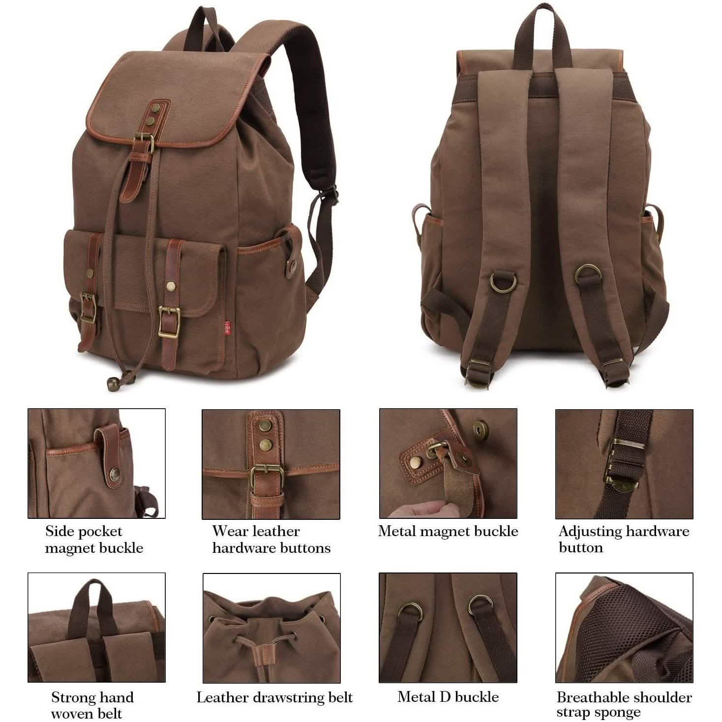Sac à dos de voyage pour ordinateur portable 14 pouces Fitnate