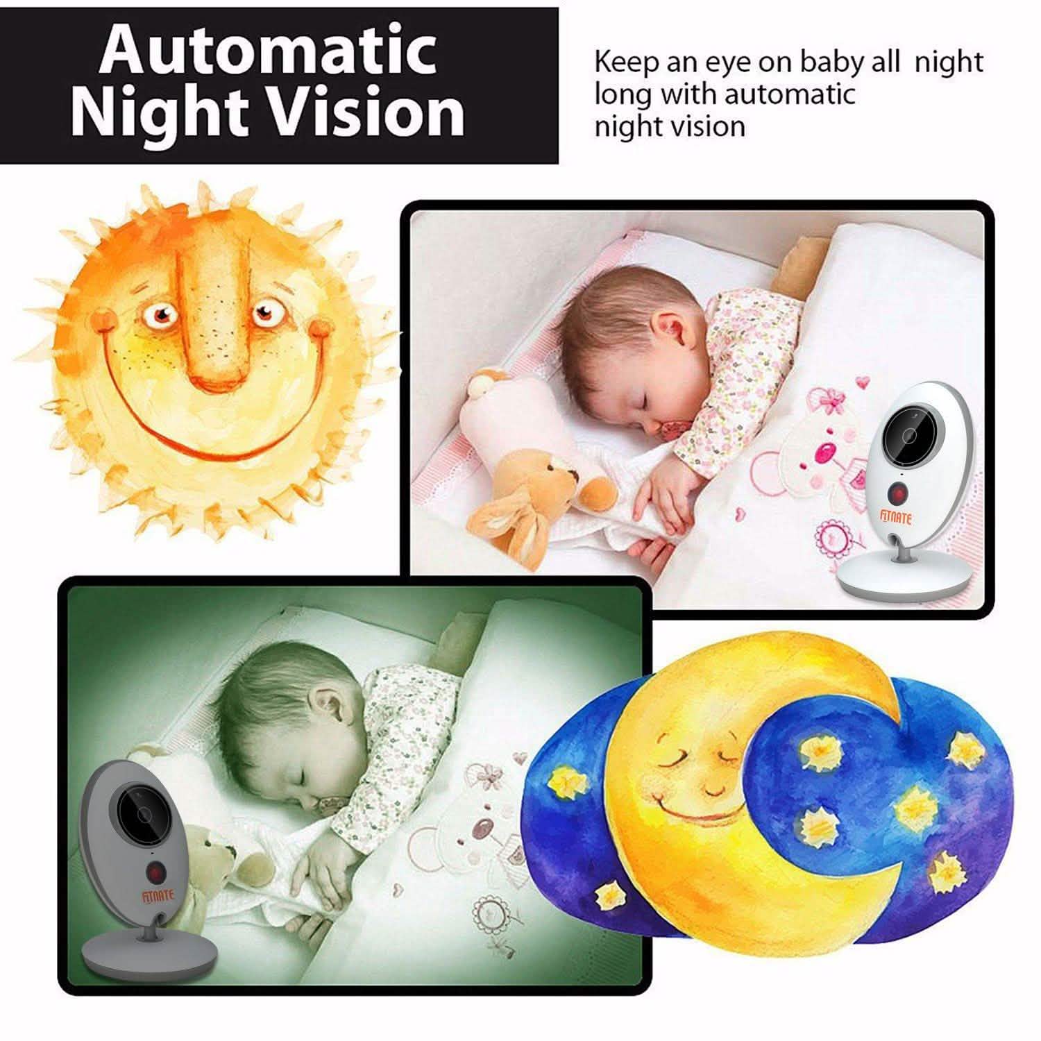 Moniteur bébé vidéo sans fil Fitnate