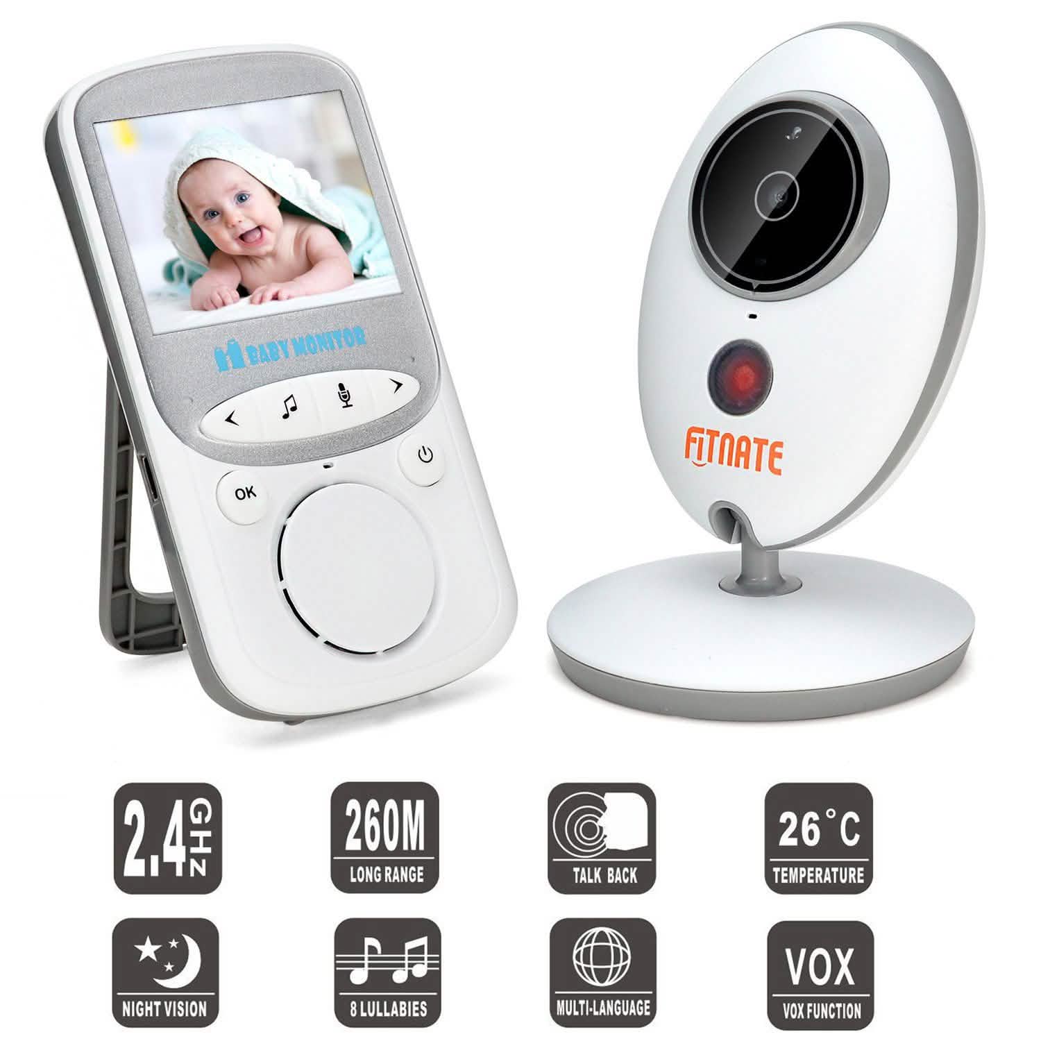Moniteur bébé vidéo sans fil Fitnate