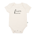 body bébé graphique | 5 mois jalon anthracite