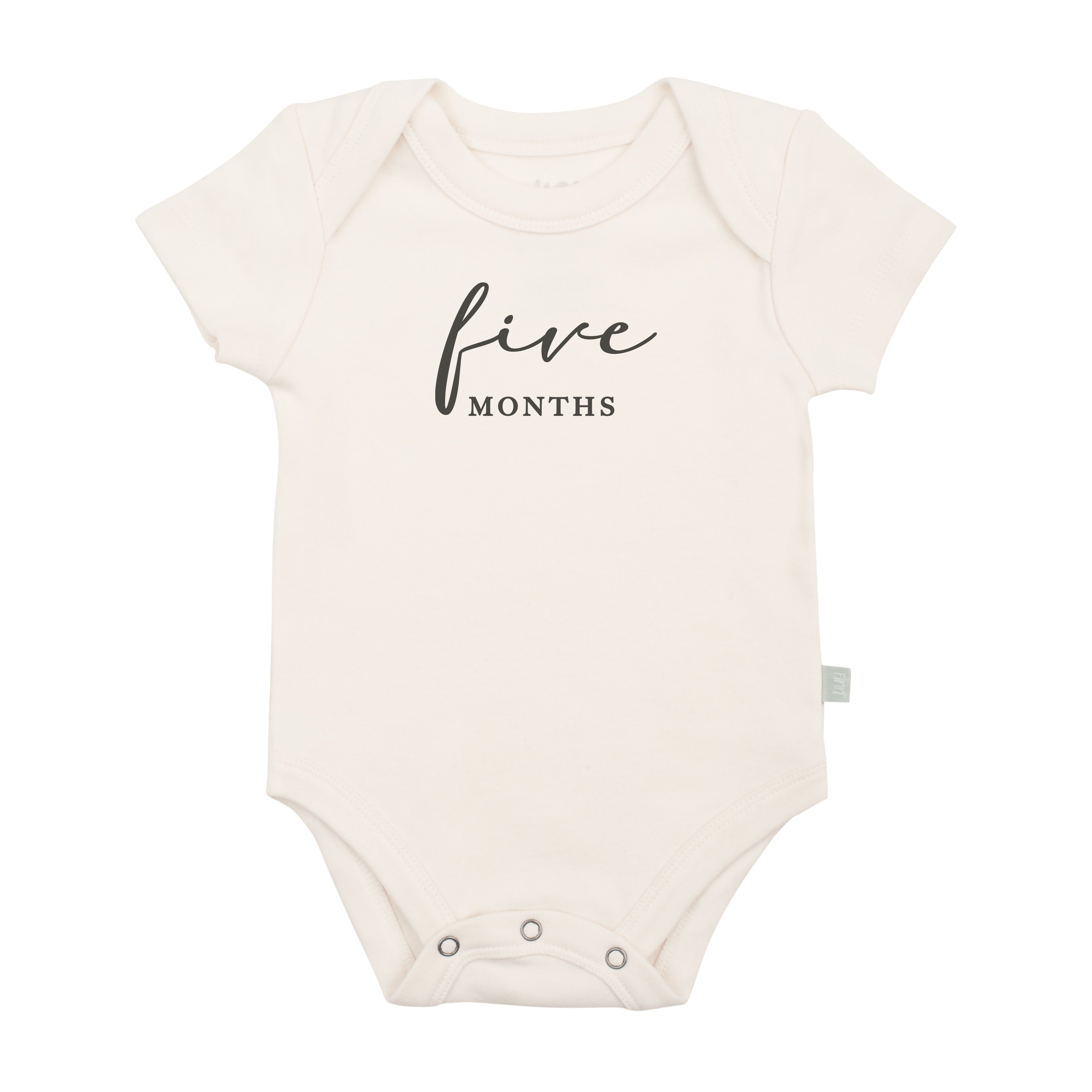 body bébé graphique | 5 mois jalon anthracite