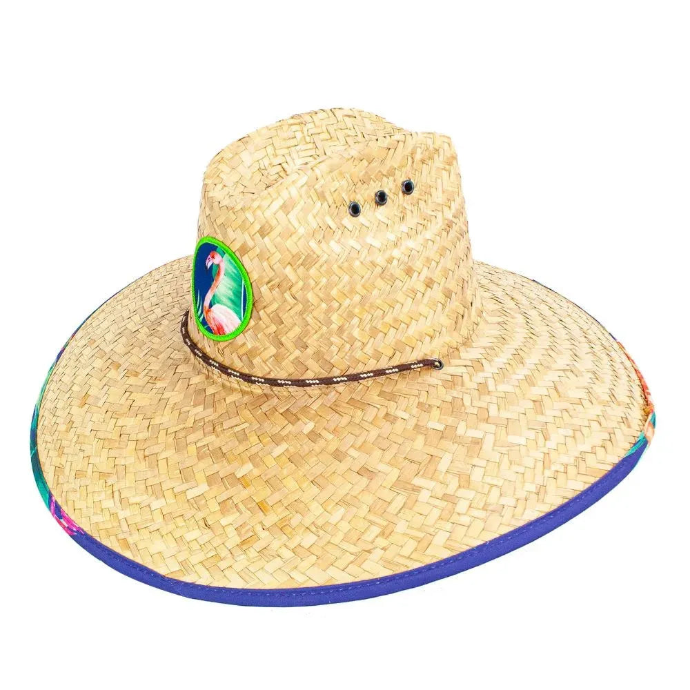Peter Grimm Flamingo - Chapeau de sauveteur en paille