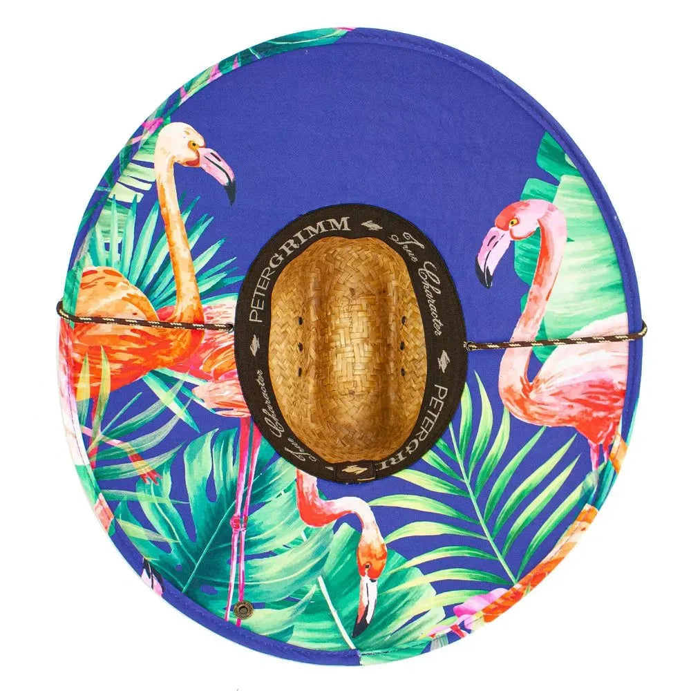 Peter Grimm Flamingo - Chapeau de sauveteur en paille