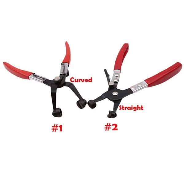 Pinces de serrage pour colliers de durite à bande plate