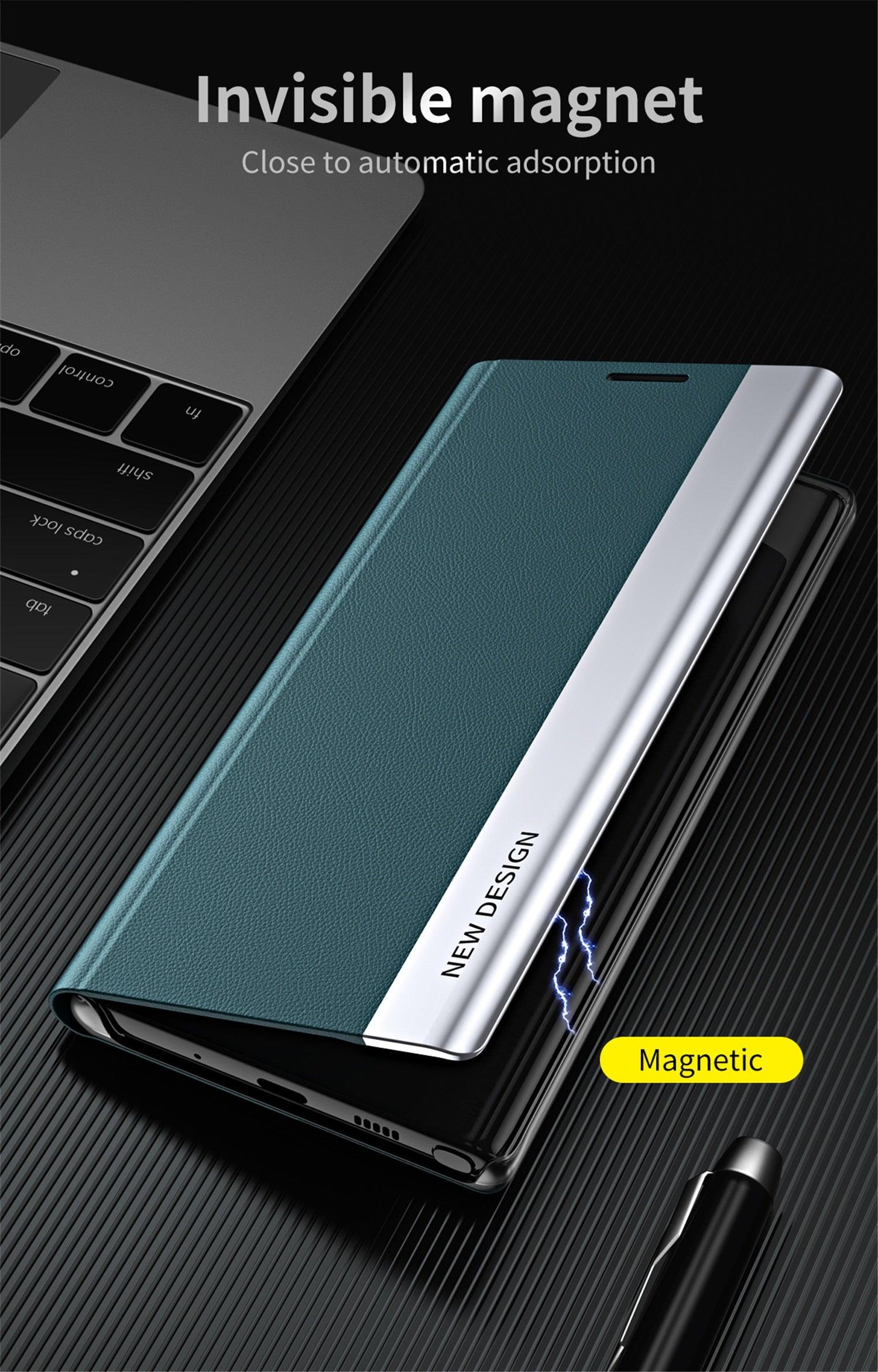 Étui portefeuille à rabat de luxe pour iPhone 14 Pro Max 12 13 Mini, élégant, avec support, en cuir magnétique, étui de protection rouge de luxe antichoc avec support