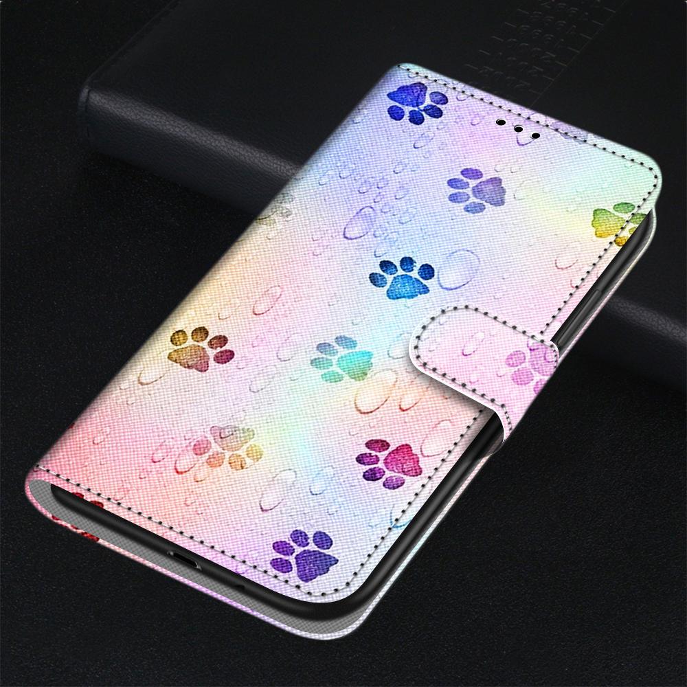 Étui à rabat pour Xiaomi Redmi 9 9A 9C NFC 8 8A Coque en cuir et silicone avec portefeuille pour Xiomi Redmi Note 8 Pro 9 9S 9 Pro Étuis livre en cuir premium Coque magnétique avec fentes pour cartes et fonction support Étui de protection