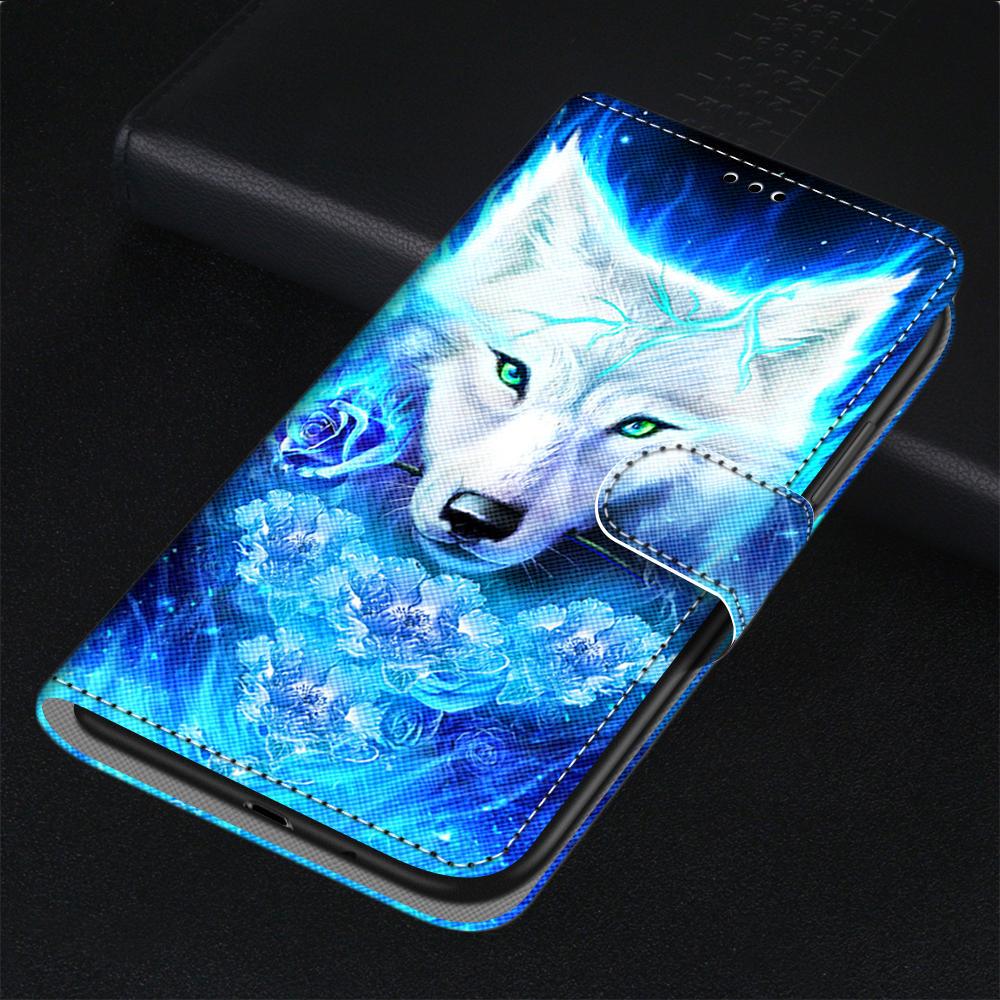 Étui à rabat pour Xiaomi Redmi 9 9A 9C NFC 8 8A Coque en cuir et silicone avec portefeuille pour Xiomi Redmi Note 8 Pro 9 9S 9 Pro Étuis livre en cuir premium Coque magnétique avec fentes pour cartes et fonction support Étui de protection