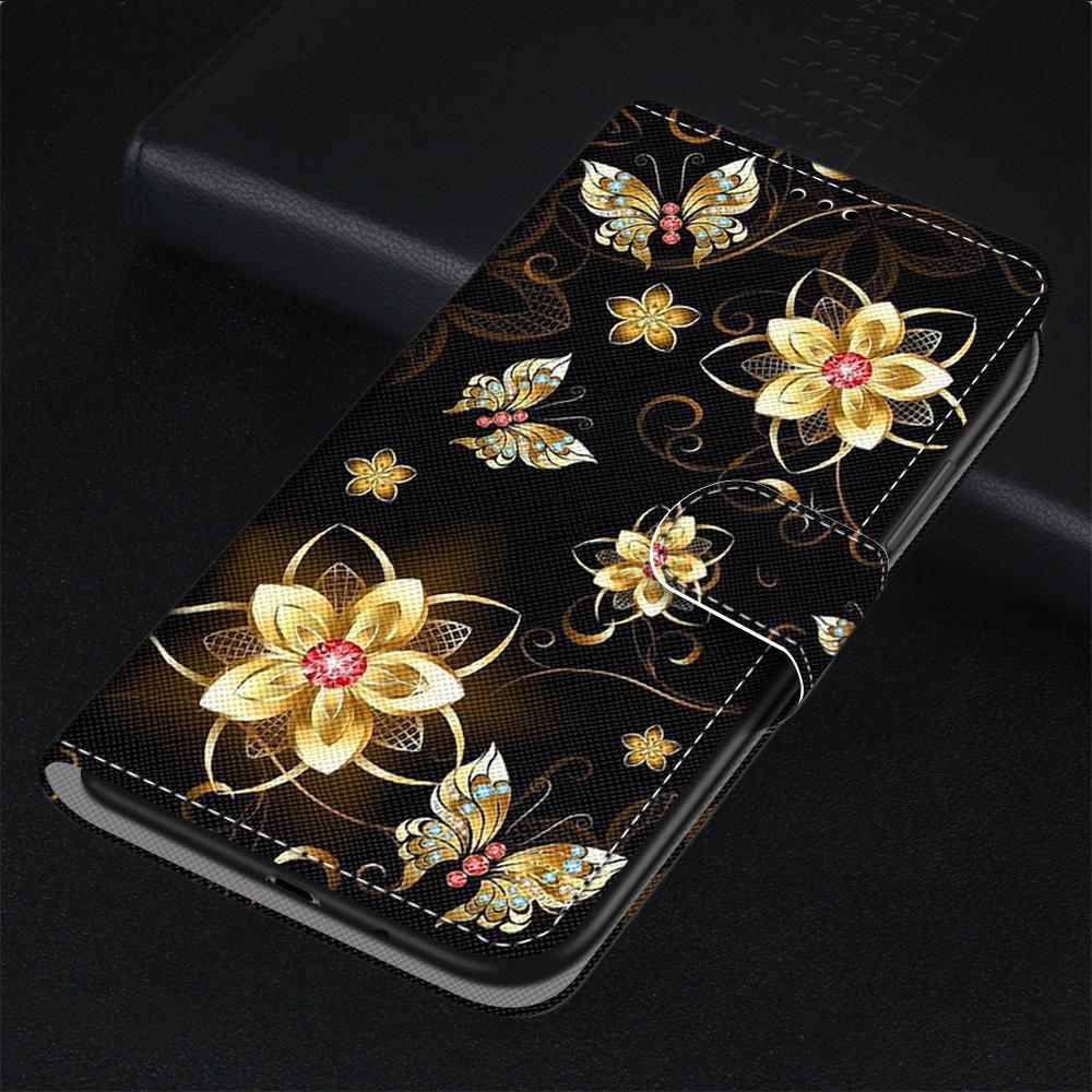 Étui à rabat pour Xiaomi Redmi 9 9A 9C NFC 8 8A Coque en cuir et silicone avec portefeuille pour Xiomi Redmi Note 8 Pro 9 9S 9 Pro Étuis livre en cuir premium Coque magnétique avec fentes pour cartes et fonction support Étui de protection
