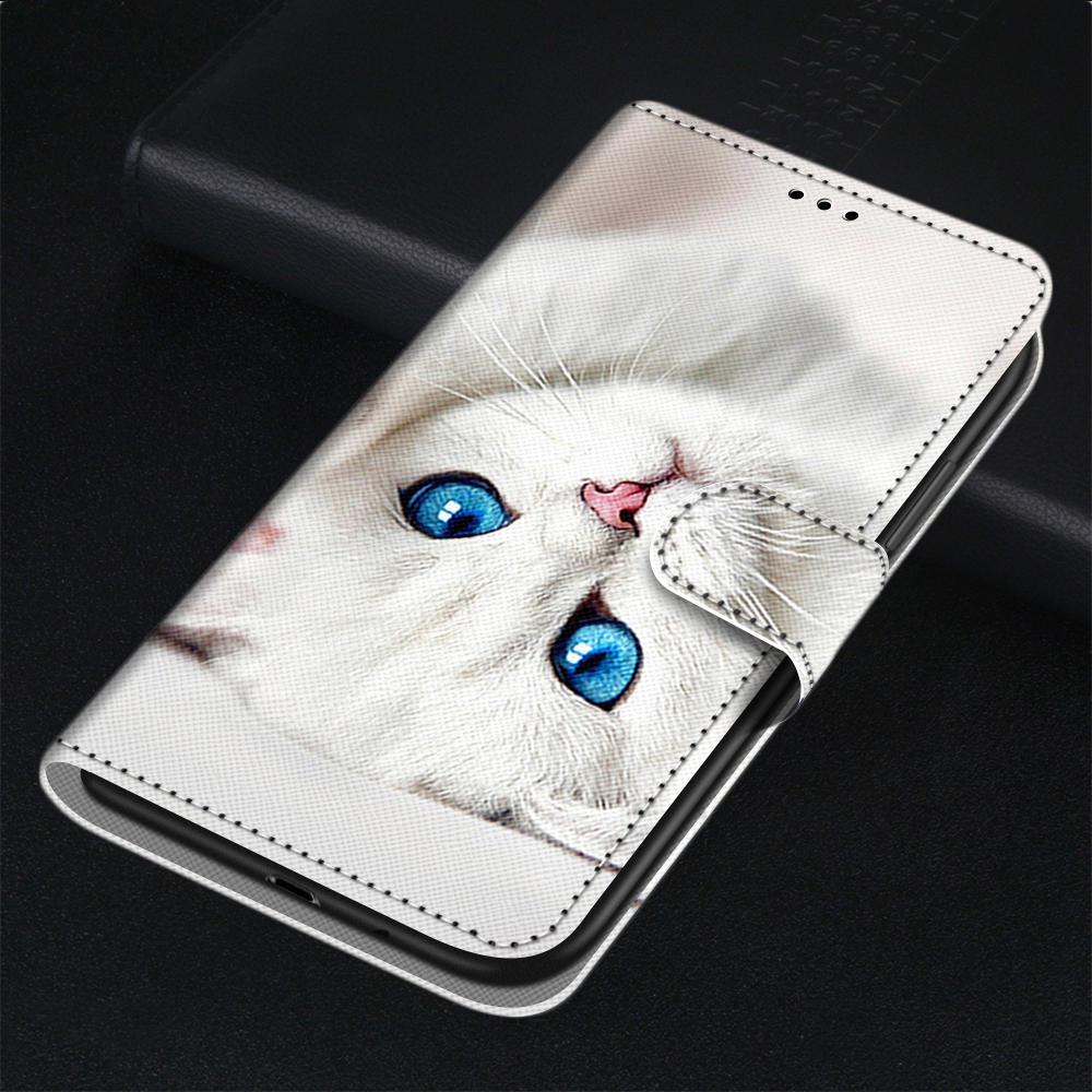 Étui à rabat pour Xiaomi Redmi 9 9A 9C NFC 8 8A Coque en cuir et silicone avec portefeuille pour Xiomi Redmi Note 8 Pro 9 9S 9 Pro Étuis livre en cuir premium Coque magnétique avec fentes pour cartes et fonction support Étui de protection