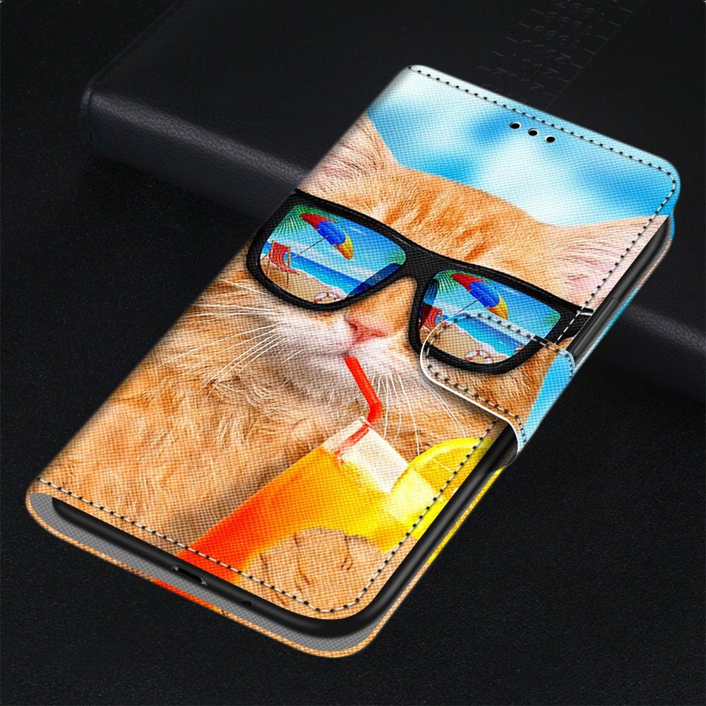 Étui à rabat pour Xiaomi Redmi 9 9A 9C NFC 8 8A Coque en cuir et silicone avec portefeuille pour Xiomi Redmi Note 8 Pro 9 9S 9 Pro Étuis livre en cuir premium Coque magnétique avec fentes pour cartes et fonction support Étui de protection