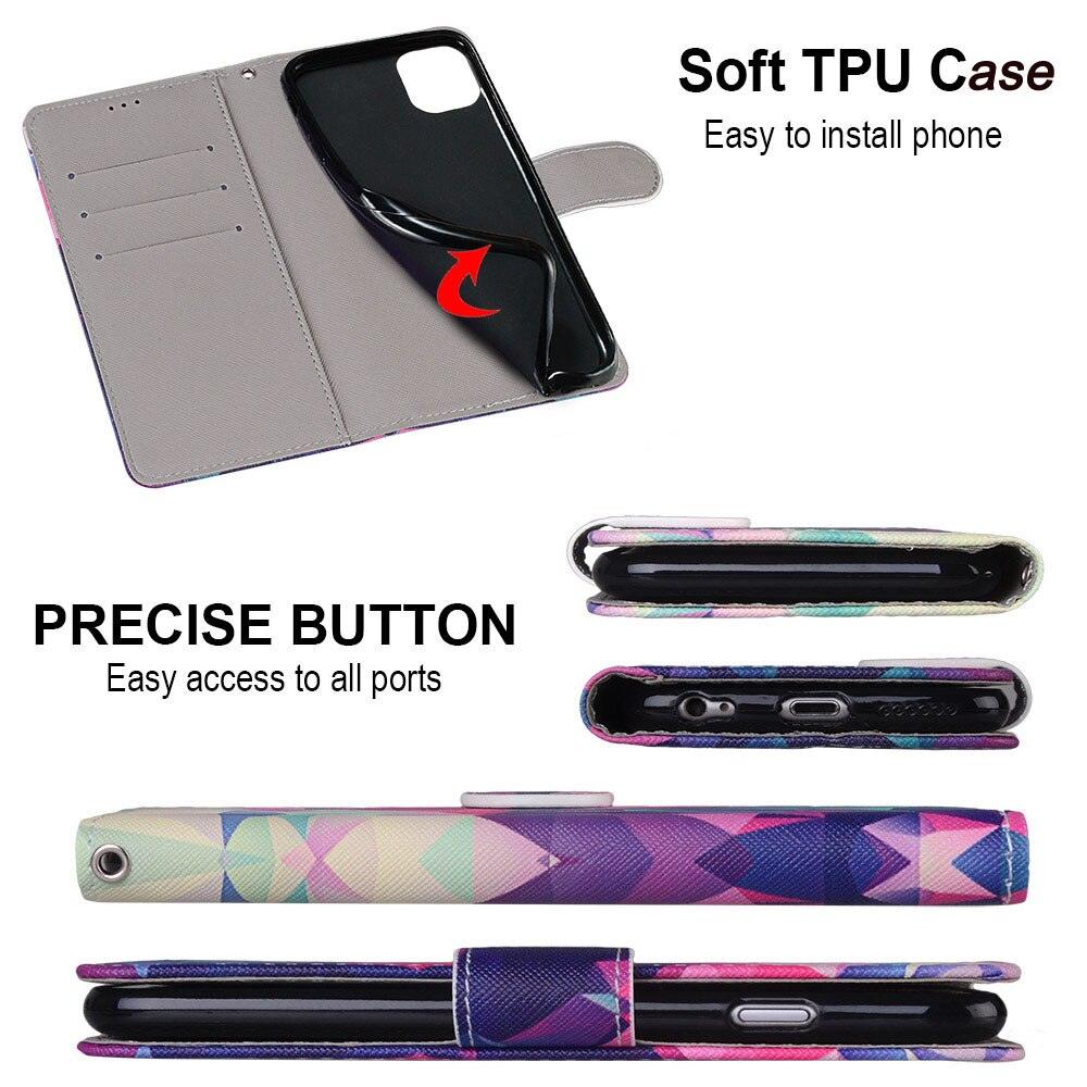 Étui à rabat pour Xiaomi Redmi 9 9A 9C NFC 8 8A, étui de téléphone en cuir silicone avec portefeuille pour Redmi Note 8 Pro 9 9S 9 Pro, étui de livre en cuir, étui à rabat en PU avec portefeuille, béquille, fermeture magnétique et porte-cartes