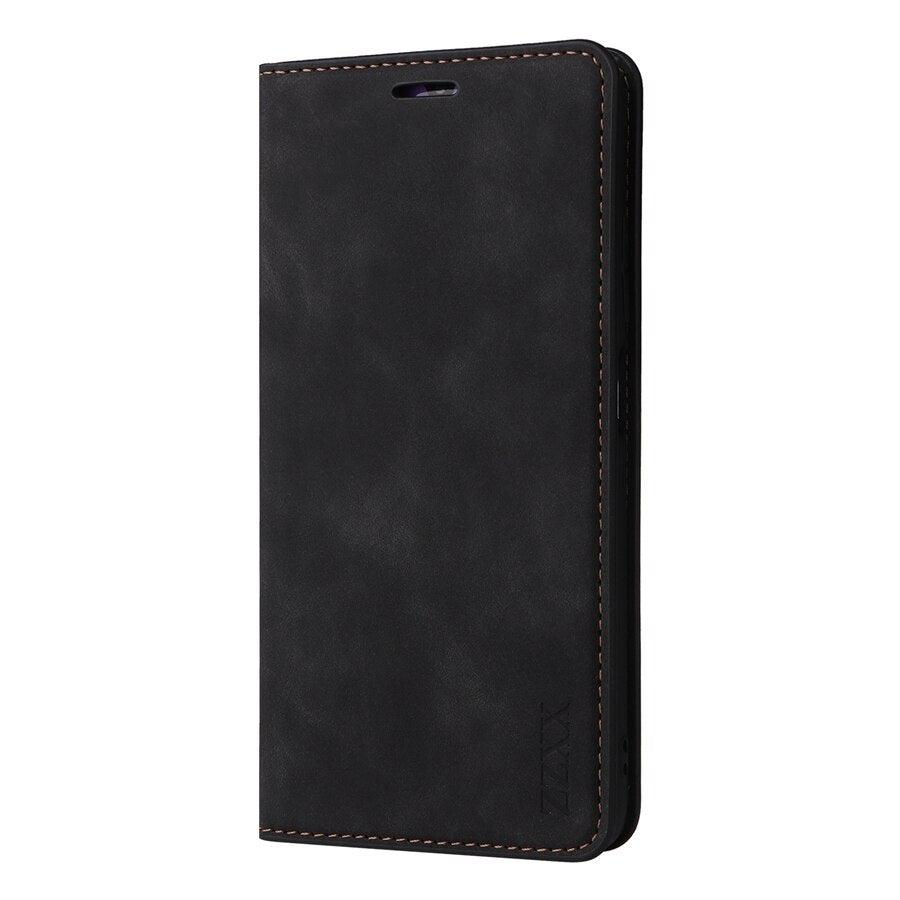 Étui portefeuille antichoc en cuir avec blocage RFID pour Xiaomi Redmi Note 11 10 9 8 7 10C 10A 9 9A 9C 9T 8 Xiaomi Poco X3 X4 NFC M3 M4 Pro F3 avec fentes pour cartes, étui de protection à rabat en cuir magnétique