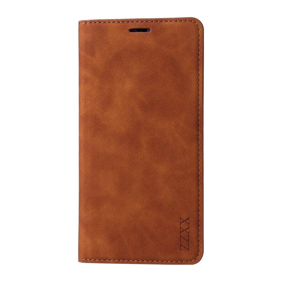 Étui portefeuille antichoc en cuir avec blocage RFID pour Xiaomi Redmi Note 11 10 9 8 7 10C 10A 9 9A 9C 9T 8 Xiaomi Poco X3 X4 NFC M3 M4 Pro F3 avec fentes pour cartes, étui de protection à rabat en cuir magnétique
