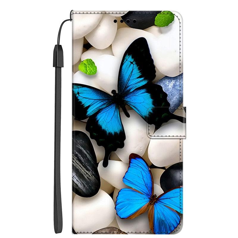 Étui Portefeuille en Cuir PU de Luxe pour Xiaomi Redmi Note 11 Pro 5G / Note 11S 2022, Étui à Rabat Folio