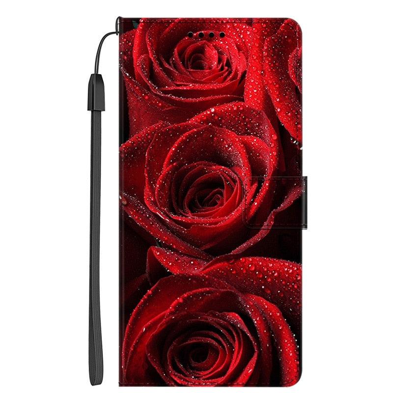 Étui Portefeuille en Cuir PU de Luxe pour Xiaomi Redmi Note 11 Pro 5G / Note 11S 2022, Étui à Rabat Folio