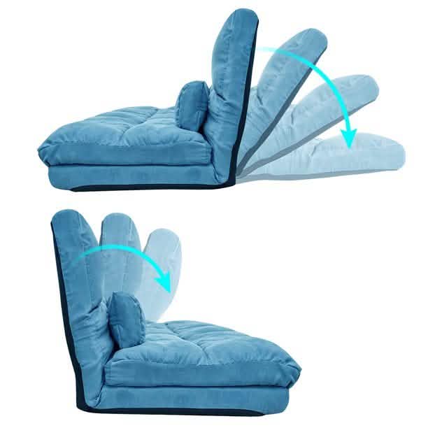Canapé-lit de sol, Fauteuil de salon double pliable