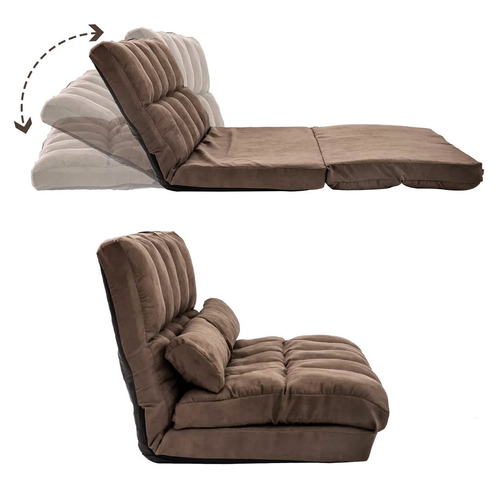 Canapé-lit de sol, Fauteuil de salon double pliable
