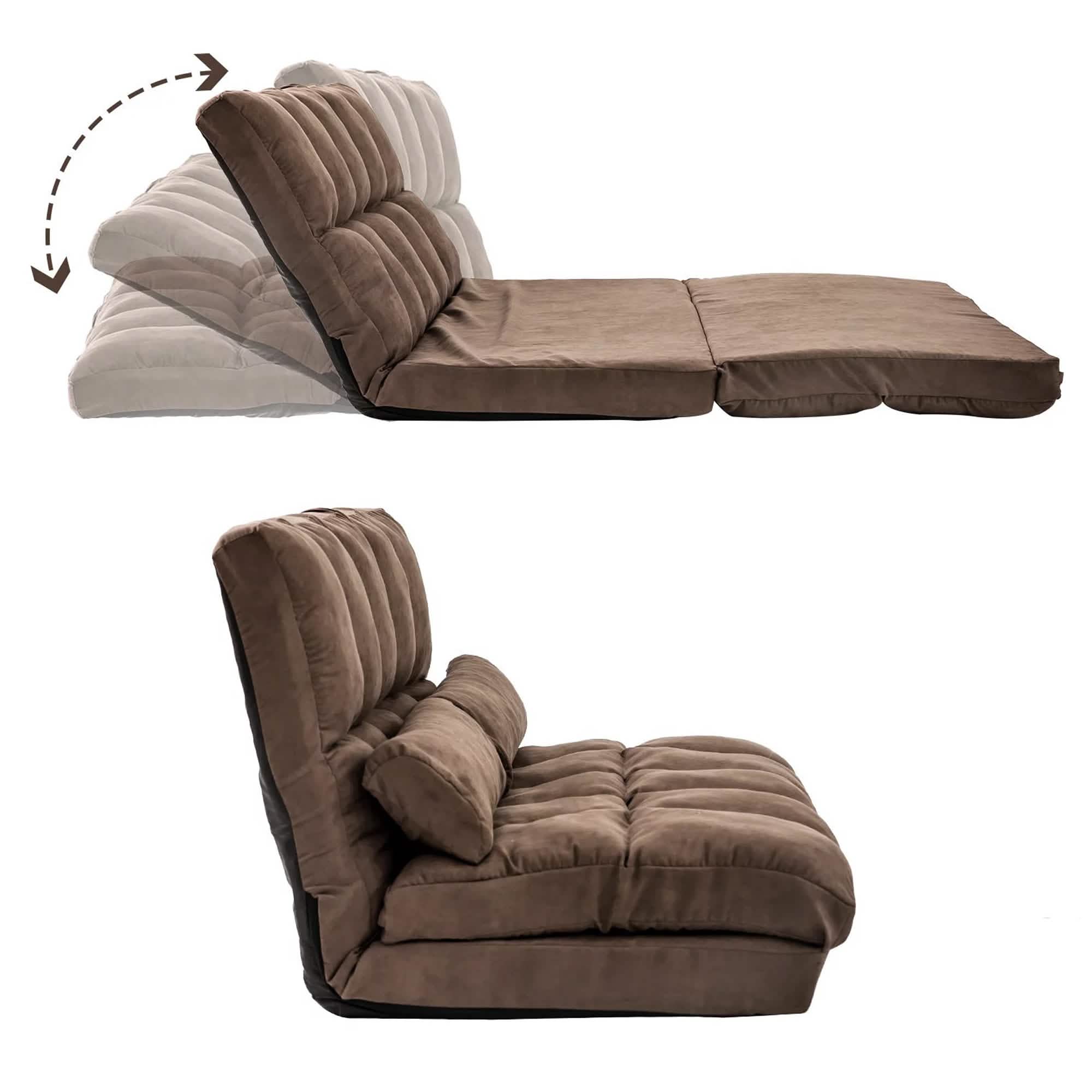 Canapé-lit de sol, Fauteuil de salon double pliable