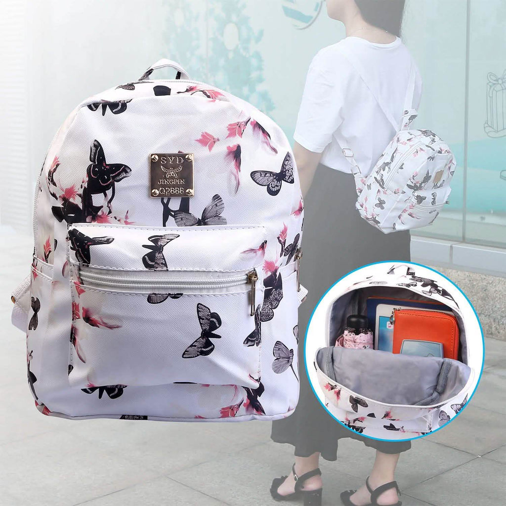 Sac à dos imprimé floral imperméable