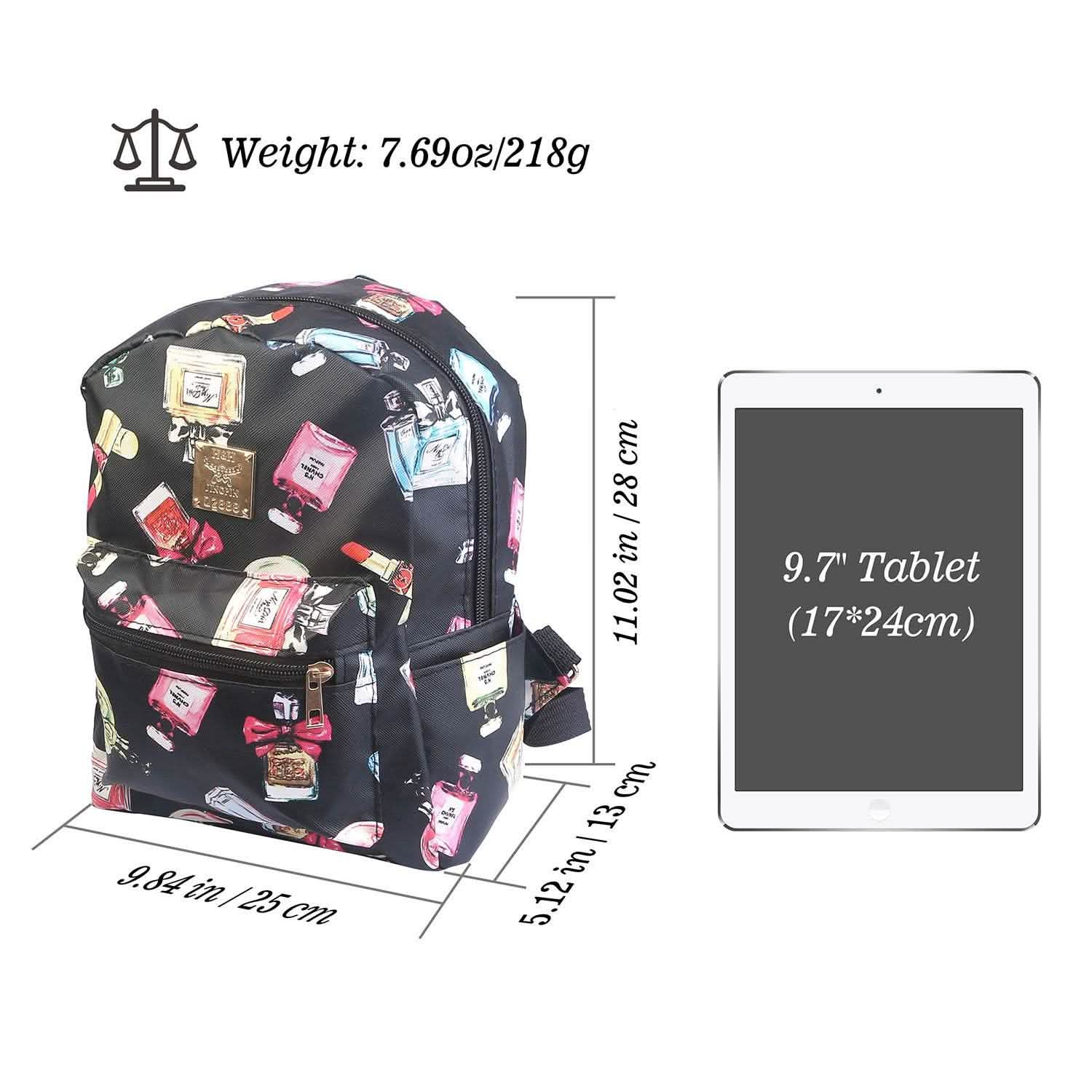 Sac à dos imprimé floral imperméable