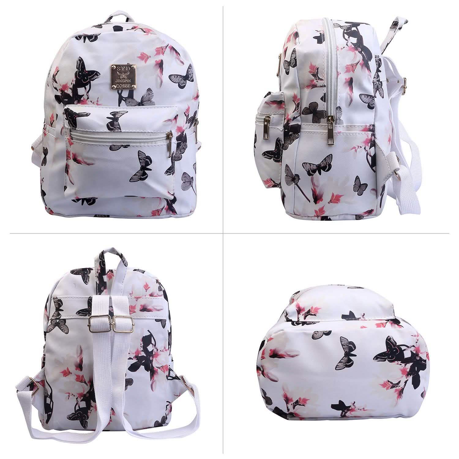 Sac à dos imprimé floral imperméable