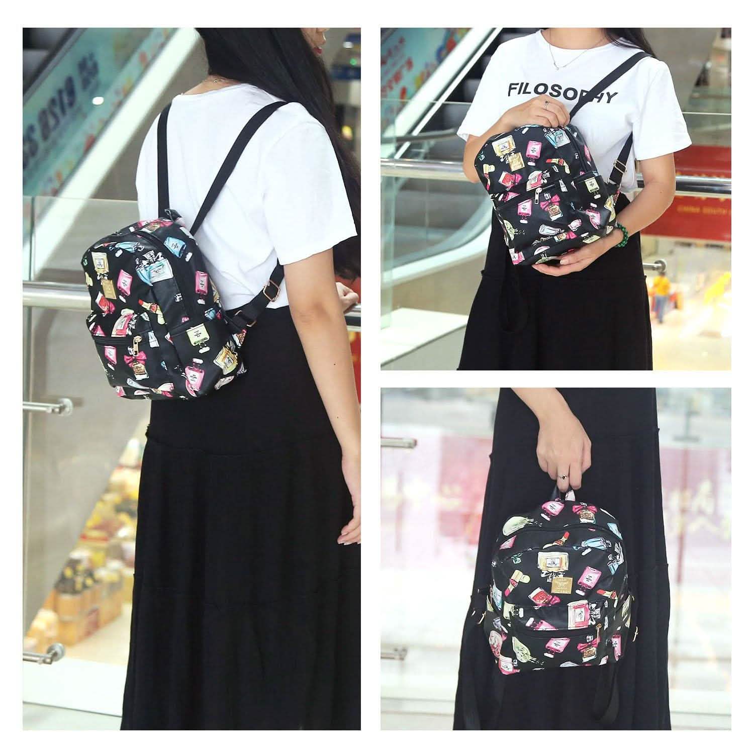 Sac à dos imprimé floral imperméable