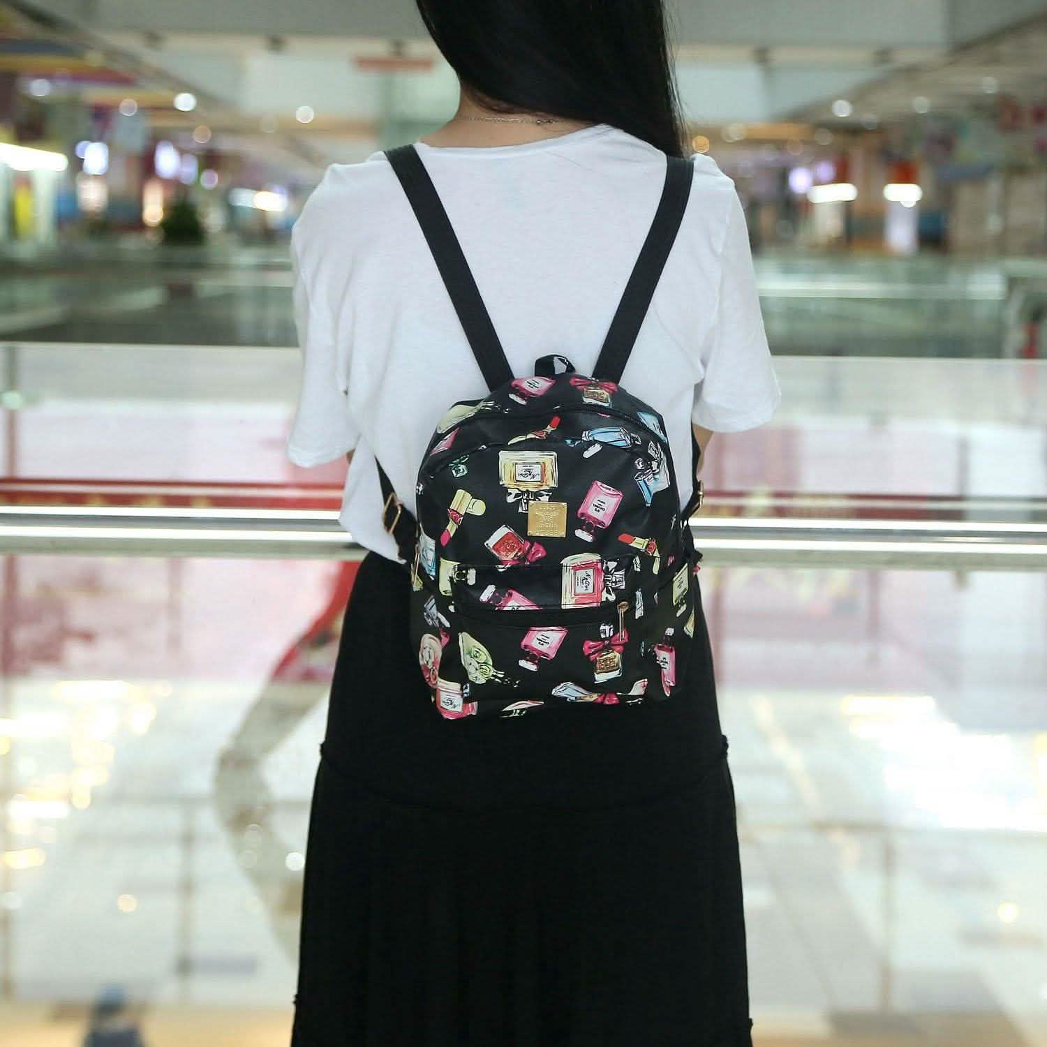 Sac à dos imprimé floral imperméable