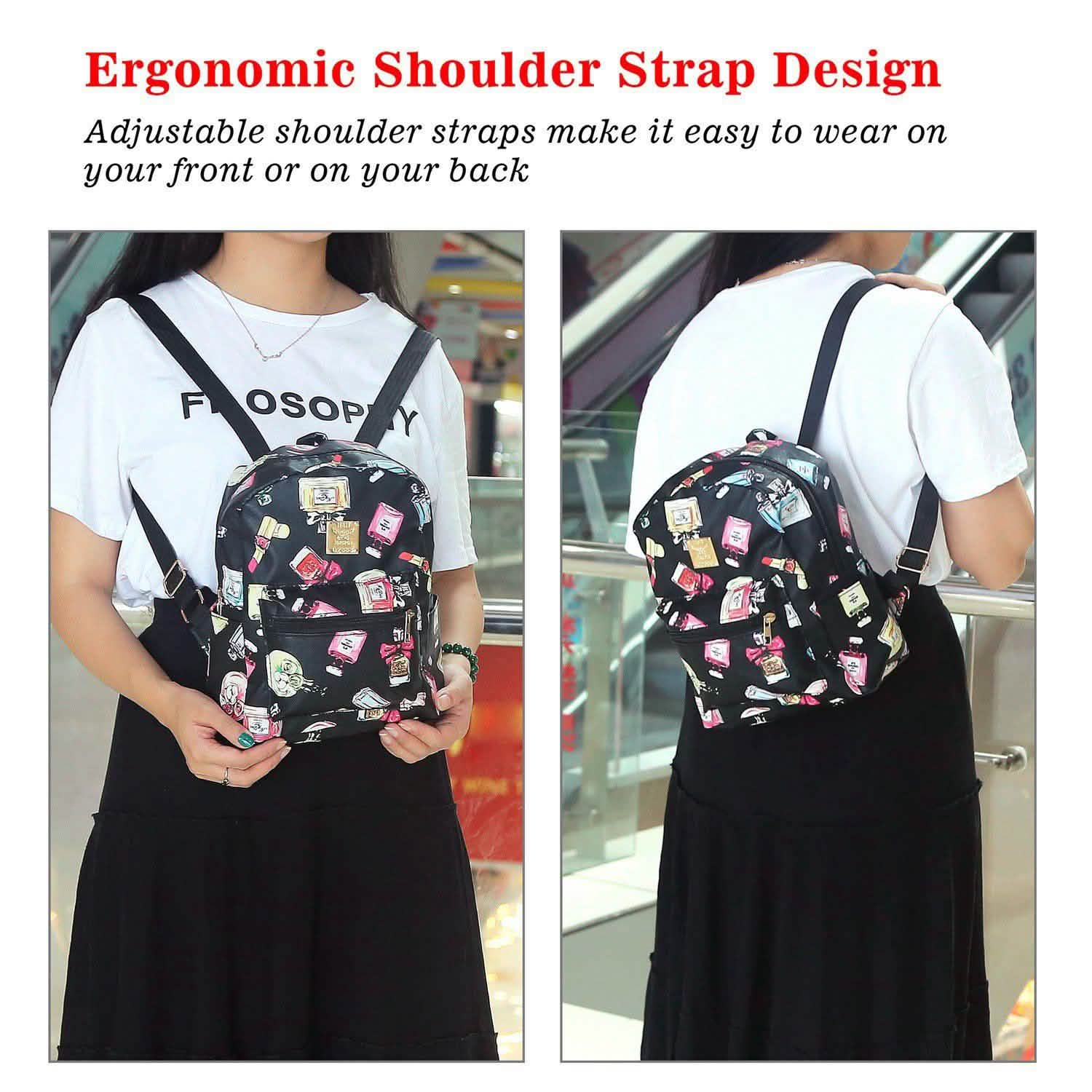 Sac à dos imprimé floral imperméable