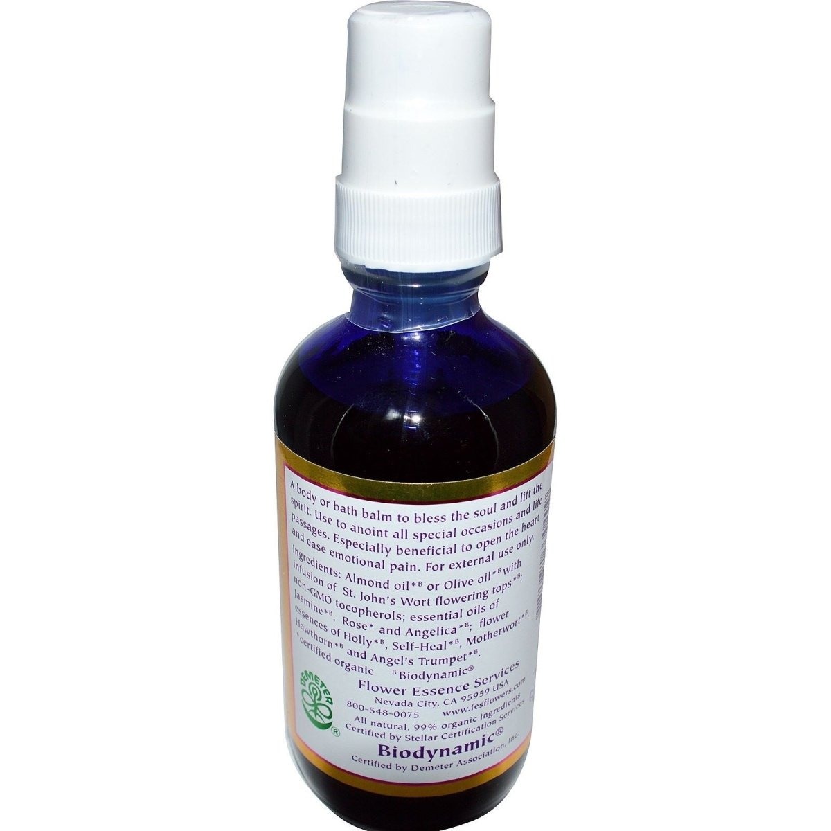 Flower Essence Biodynamic Benediction Pump Top - 4 fl oz