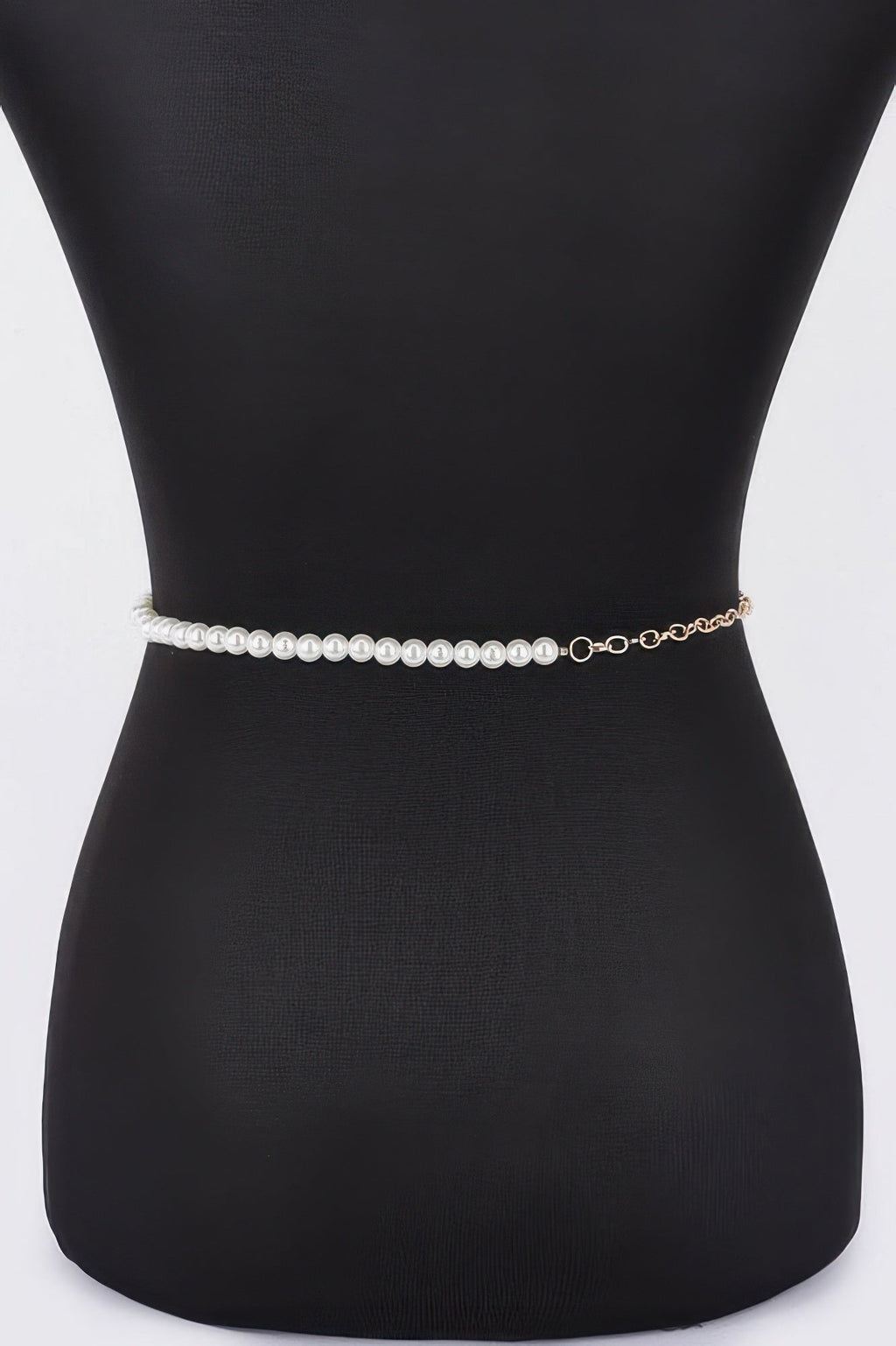 Ceinture fleurie à fausses perles