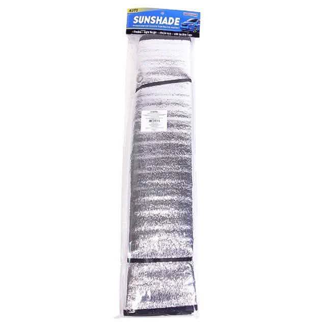 Pare-soleil de pare-brise pliable réfléchissant avec ventouses