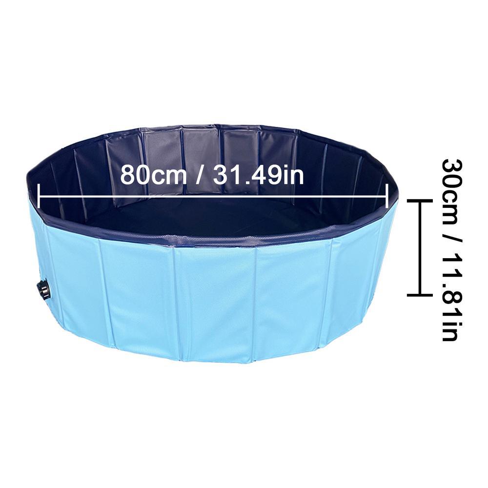 Piscine pliable pour chien, en PVC, baignoire pour animaux de compagnie, tapis rafraîchissant, piscine pour grands et moyens chiens, accessoires, piscine pliable en PVC pour animaux de compagnie, baignoire pour chiens.
