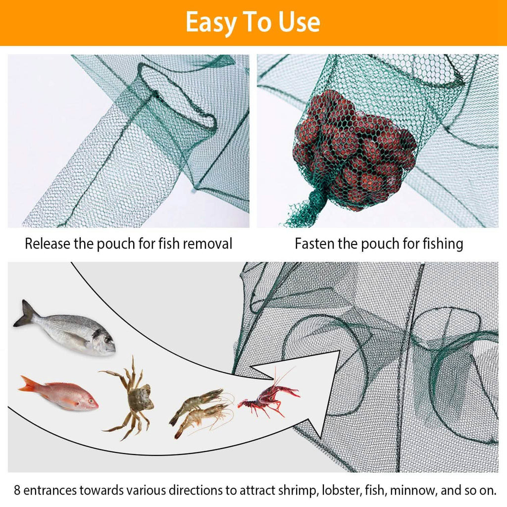 Nasse de pêche pliable