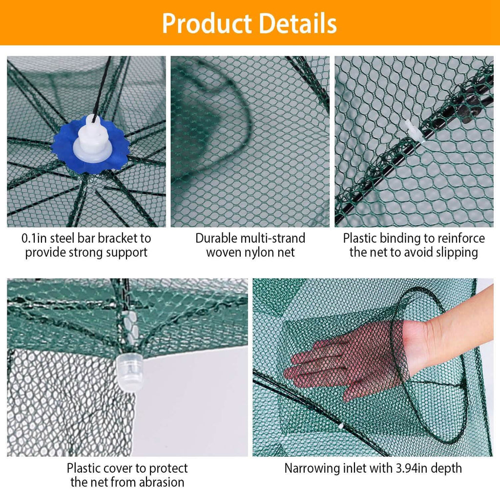 Nasse de pêche pliable
