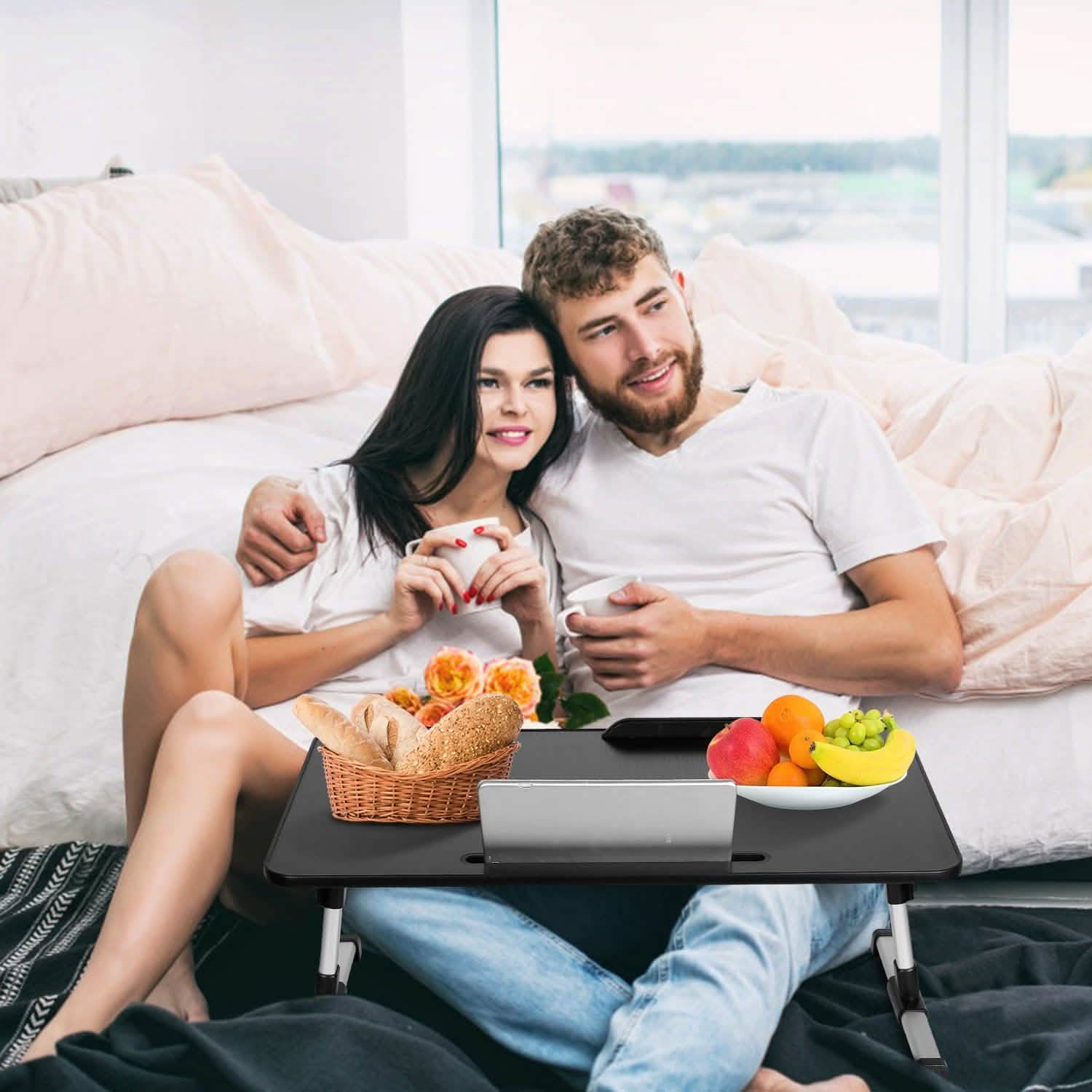 Support d'ordinateur portable pliable - Hauteur et inclinaison réglables