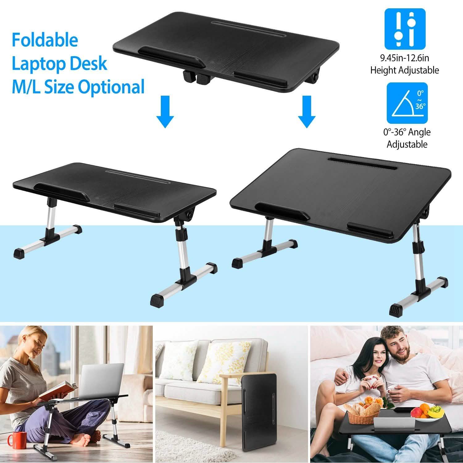 Support d'ordinateur portable pliable - Hauteur et inclinaison réglables
